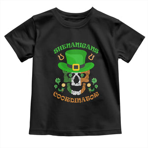 Irish Skull Toddler T Shirt Shenanigans Coordinator St Patrick's Day TS02 Black Print Your Wear