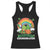 Cute St Patricks Day Racerback Tank Top Shenanigans Coordinator Gnomes Rainbow TS02 Black Print Your Wear