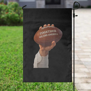 Together We Are America Bunny Holding Football Garden Flag Unity Game Day Inspirational Quote TS02 Print Your Wear