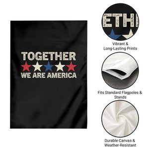 Together We Are America Patriotic Unity Garden Flag Vintage Red White Blue Stars Bunny Inspirational Quote TS02 Print Your Wear