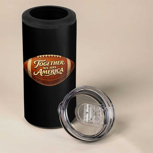Together We Are America 4 in 1 Can Cooler Tumbler Bold Statement Unity Bunny Inspirational Quote TS02 Print Your Wear