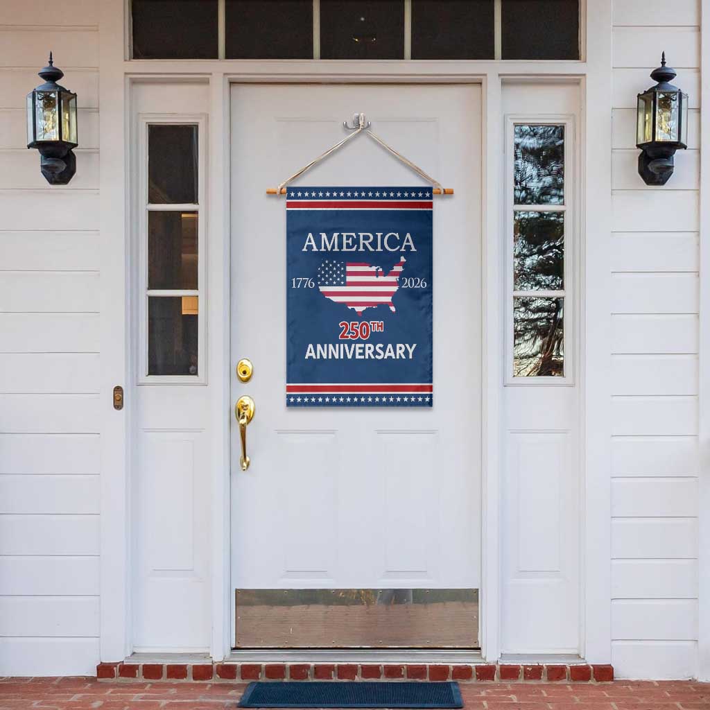 America 250th Anniversary 1776 2026 Patriotic USA Map Garden Flag 250 Years of Freedom American Flag 4th of July Independence Celebration TS02 Print Your Wear