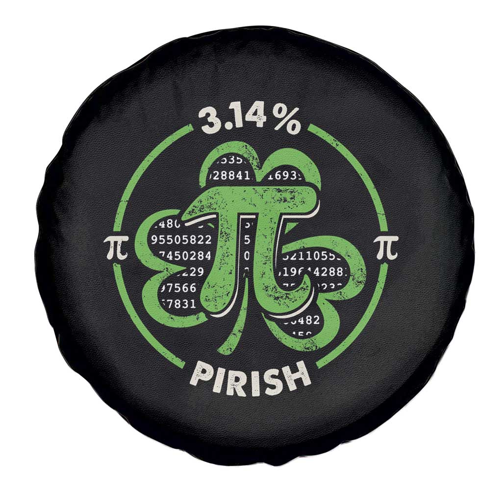 Funny Teacher St Patricks Day Spare Tire Cover Pi Day 3.14 Irish Funny Pirish Math Number Pi TS02 Print Your Wear