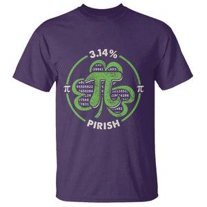 Funny Teacher St Patricks Day T Shirt Pi Day 3.14 Irish Funny Pirish Math Number Pi TS02 Purple Print Your Wear