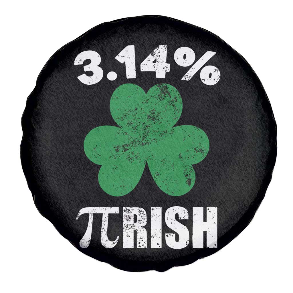 Funny Number Pi St Patricks Day Spare Tire Cover 3.14% Pi-rish Irish Funny Math Pi Day Shamrock TS02 Print Your Wear