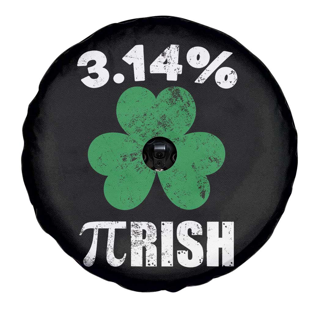 Funny Number Pi St Patricks Day Spare Tire Cover 3.14% Pi-rish Irish Funny Math Pi Day Shamrock TS02 Print Your Wear