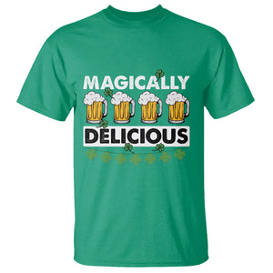 Funny St. Patricks Day Drinking T Shirt Magically Delicious Beers Lovers TS02 Irish Green Printyourwear