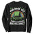 Funny St. Patricks Day Sweatshirt Prone To Shenanigans And Malarkey Leprechaun Hat Rainbow TS02 Black Printyourwear