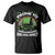 Funny St. Patricks Day T Shirt Prone To Shenanigans And Malarkey Leprechaun Hat Rainbow TS02 Black Printyourwear