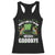 Funny St Patricks Day Drinking Racerback Tank Top Most Likely To Do Irish Goodbye Leprechaun Hat Rainbow TS02 Black Print Your Wear