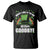Funny St. Patricks Day Drinking T Shirt Most Likely To Do Irish Goodbye Leprechaun Hat Rainbow TS02 Black Printyourwear