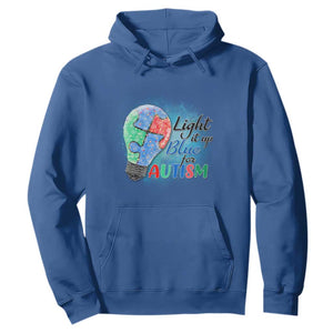 Autism Awareness Hoodie Light Up Blue Include Love Support TS02 Royal Blue Printyourwear