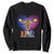Bee Autism Awareness Sweatshirt Be Kind Pun Puzzle Piece Heart Love Support Autistic TS02 Black Printyourwear