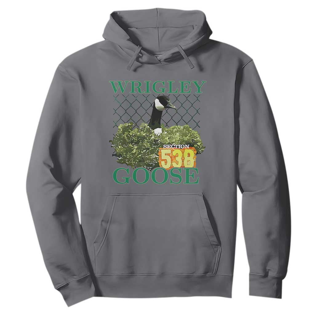 Funny Wrigley Goose Hoodie Section 538 Chicago TS02 Charcoal Print Your Wear