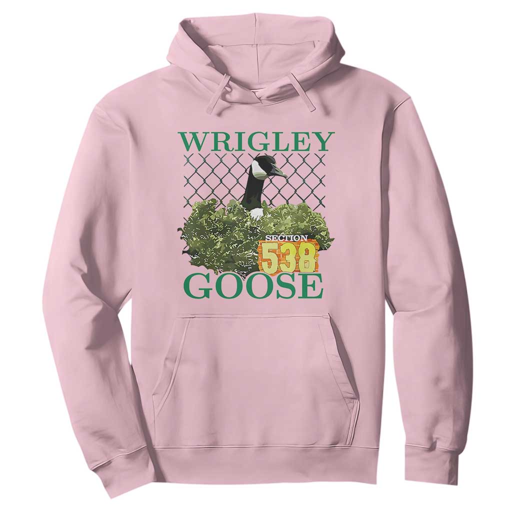 Funny Wrigley Goose Hoodie Section 538 Chicago TS02 Light Pink Print Your Wear