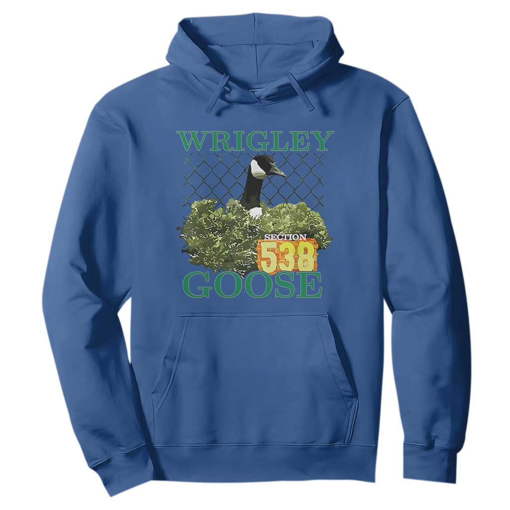 Funny Wrigley Goose Hoodie Section 538 Chicago TS02 Royal Blue Print Your Wear