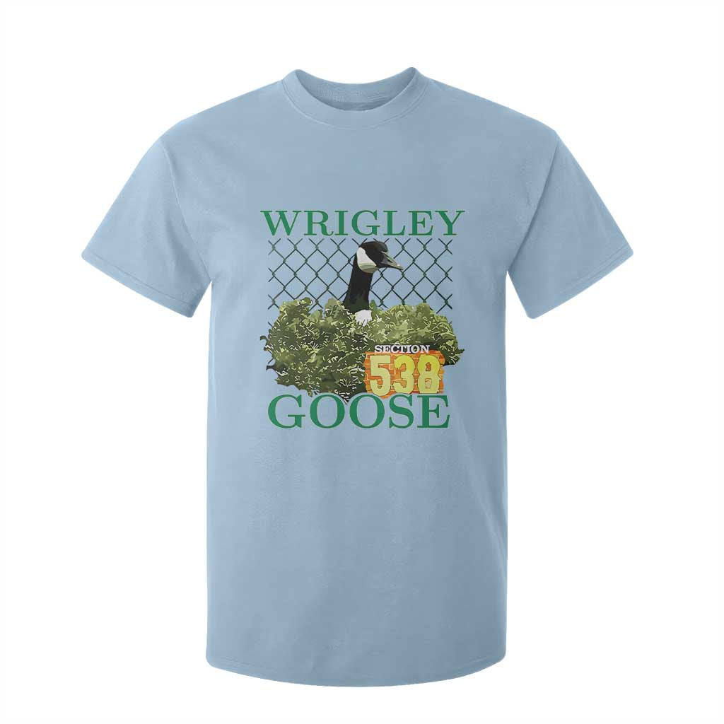 Funny Wrigley Goose T Shirt For Kid Section 538 Chicago TS02 Light Blue Print Your Wear
