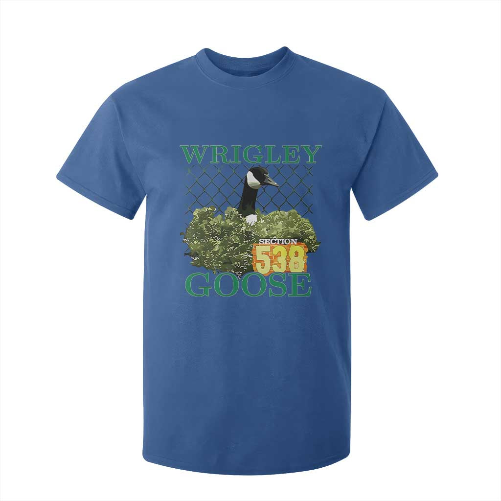 Funny Wrigley Goose T Shirt For Kid Section 538 Chicago TS02 Royal Blue Print Your Wear