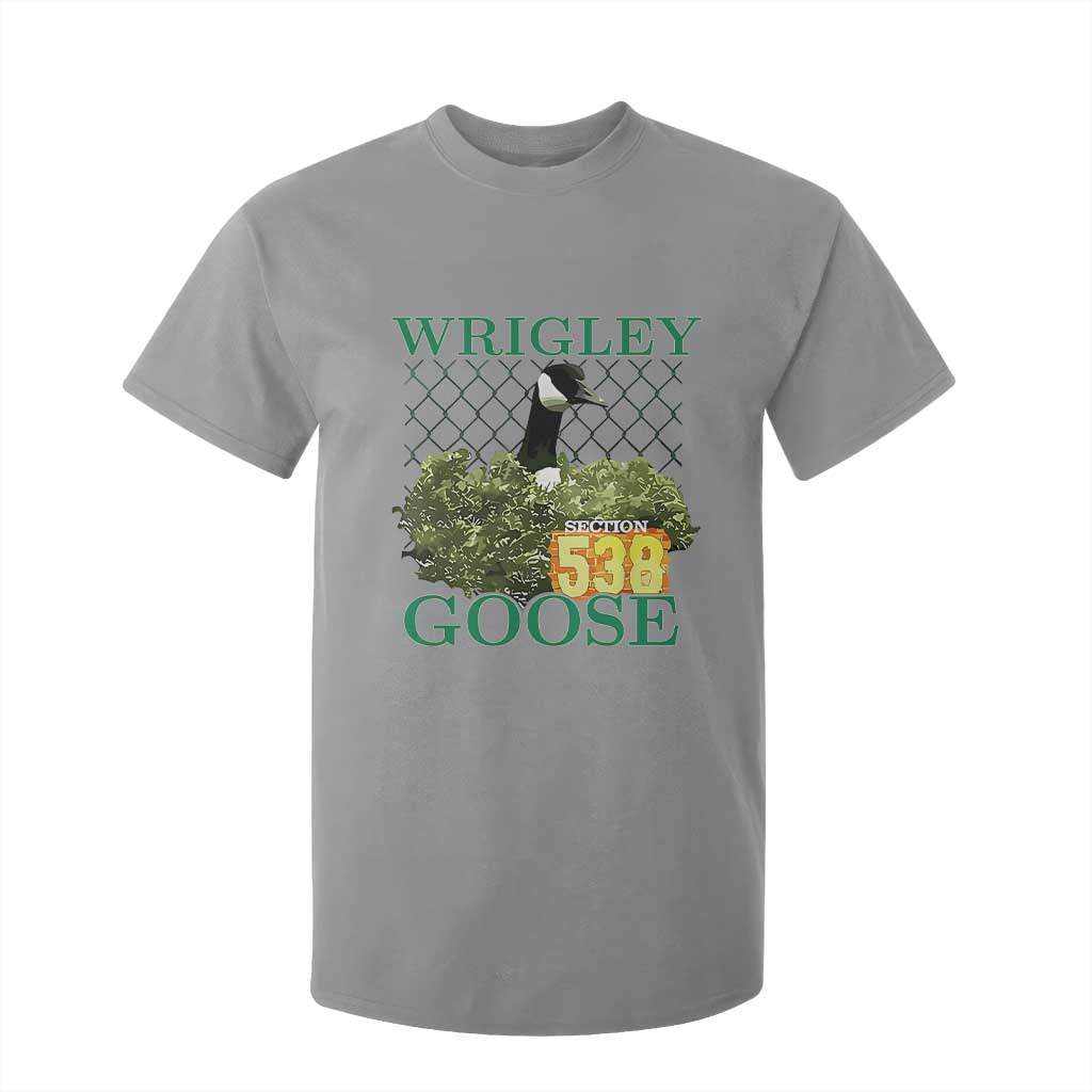 Funny Wrigley Goose T Shirt For Kid Section 538 Chicago TS02 Sport Gray Print Your Wear