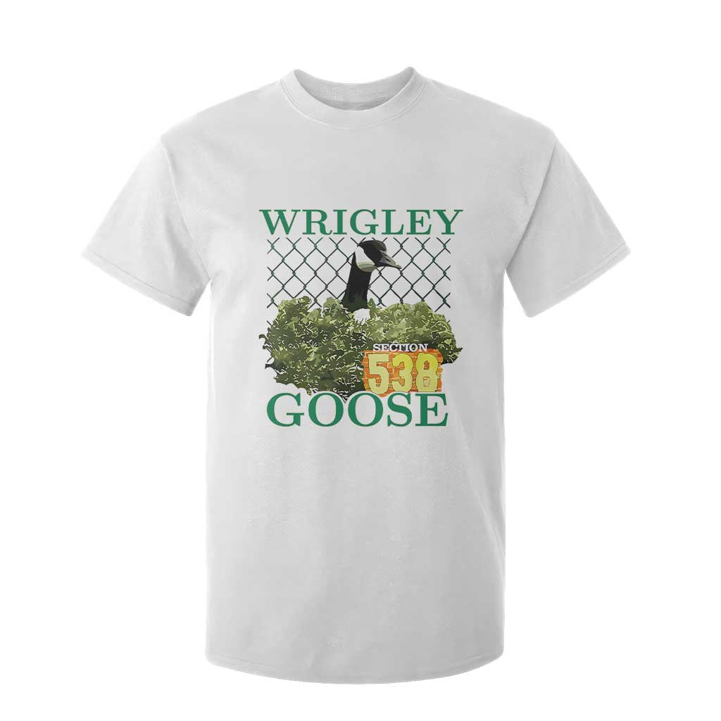 Funny Wrigley Goose T Shirt For Kid Section 538 Chicago TS02 White Print Your Wear