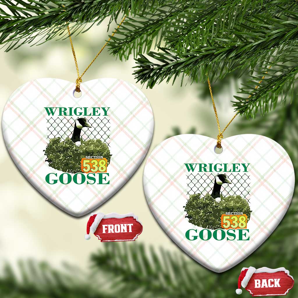 Funny Wrigley Goose Ceramic Ornament Section 538 Chicago TS02 Print Your Wear