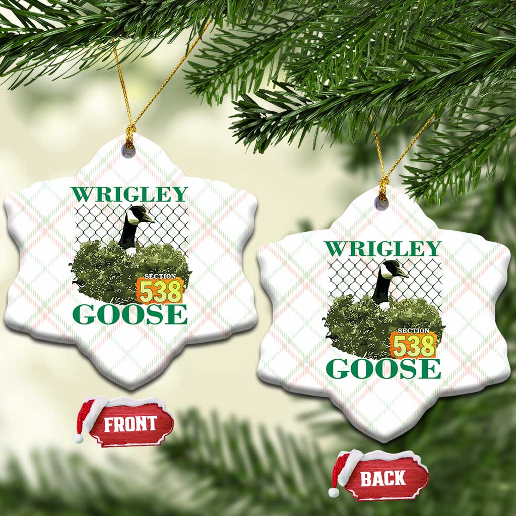 Funny Wrigley Goose Ceramic Ornament Section 538 Chicago TS02 Print Your Wear