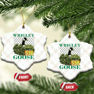 Funny Wrigley Goose Ceramic Ornament Section 538 Chicago TS02 Print Your Wear