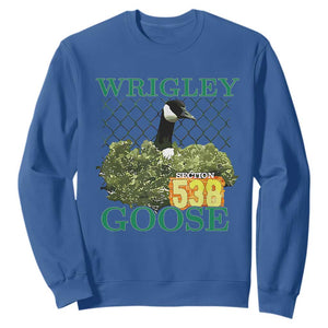 Funny Wrigley Goose Sweatshirt Section 538 Chicago TS02 Royal Blue Print Your Wear