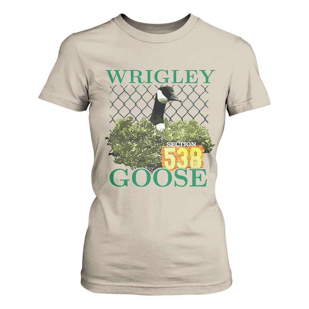 Funny Wrigley Goose T Shirt For Women Section 538 Chicago TS02 Sand Print Your Wear
