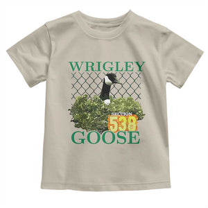 Funny Wrigley Goose Toddler T Shirt Section 538 Chicago TS02 Sand Print Your Wear