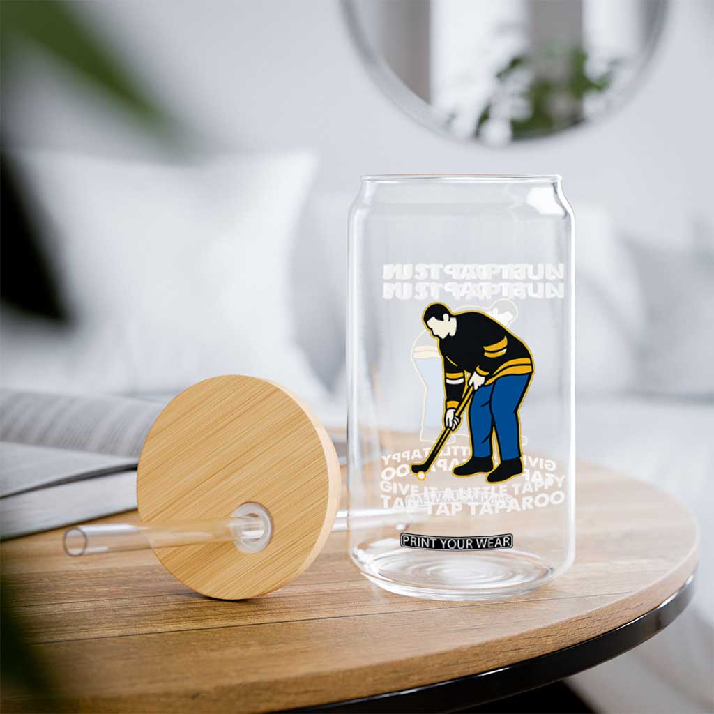 Just Tap It In Funny Golfer Glass Can Tappy Tap Taparoo Putting Golfing Humor Retro Golf Lover TS02 Print Your Wear