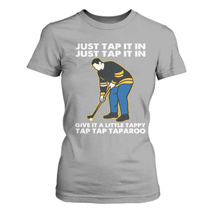 Just Tap It In Funny Golfer T Shirt For Women Tappy Tap Taparoo Putting Golfing Humor Retro Golf Lover TS02 Sport Gray Print Your Wear