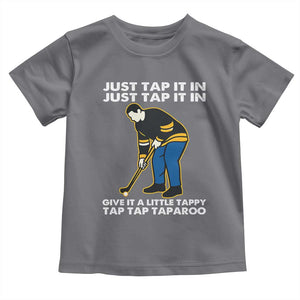 Just Tap It In Funny Golfer Toddler T Shirt Tappy Tap Taparoo Putting Golfing Humor Retro Golf Lover TS02 Charcoal Print Your Wear