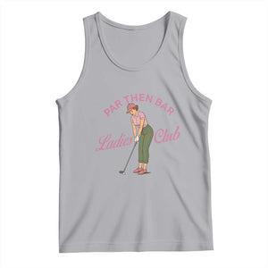 Par Then Bar Ladies Club Vintage Tank Top Retro Womens Golfing 19th Hole Humor Preppy Country TS02 Athletic Heather Print Your Wear