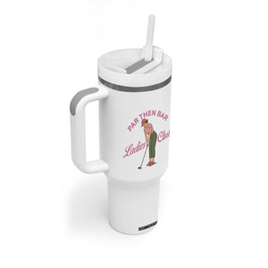 Par Then Bar Ladies Club Vintage Tumbler With Handle Retro Womens Golfing 19th Hole Humor Preppy Country TS02 Print Your Wear
