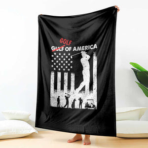 Golf Of America Patriotic USA Flag Throw Blanket Funny Golfing Pun American Sports Gift for Patriotic Golfers n Dads TS02 Print Your Wear