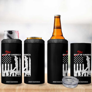 Golf Of America Patriotic USA Flag 4 in 1 Can Cooler Tumbler Funny Golfing Pun American Sports Gift for Patriotic Golfers n Dads TS02 Print Your Wear