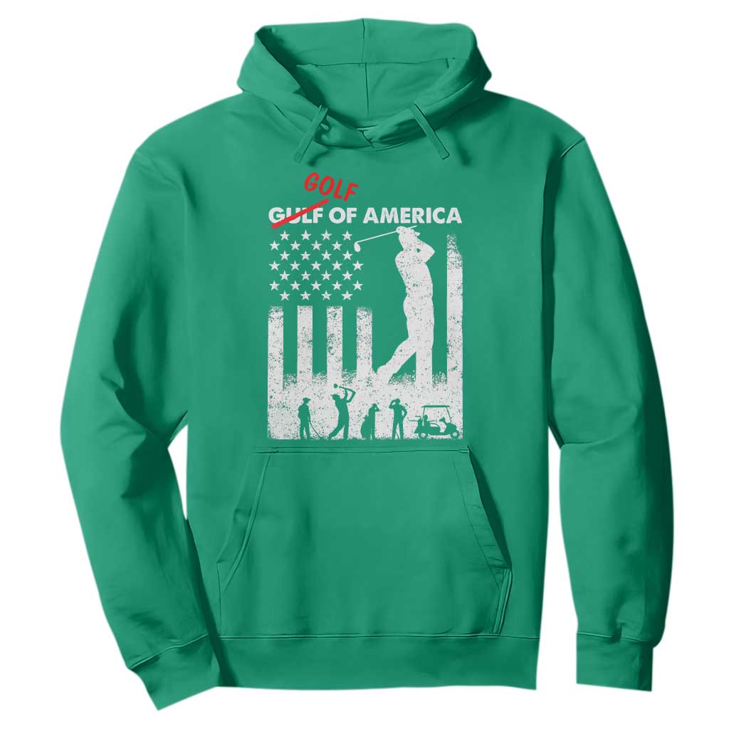 Golf Of America Patriotic USA Flag Hoodie Funny Golfing Pun American Sports Gift for Patriotic Golfers n Dads TS02 Irish Green Print Your Wear