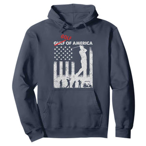 Golf Of America Patriotic USA Flag Hoodie Funny Golfing Pun American Sports Gift for Patriotic Golfers n Dads TS02 Navy Print Your Wear