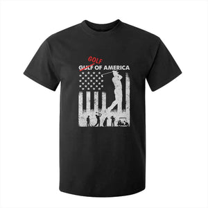 Golf Of America Patriotic USA Flag T Shirt For Kid Funny Golfing Pun American Sports Gift for Patriotic Golfers n Dads TS02 Black Print Your Wear