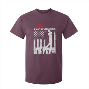 Golf Of America Patriotic USA Flag T Shirt For Kid Funny Golfing Pun American Sports Gift for Patriotic Golfers n Dads TS02 Maroon Print Your Wear
