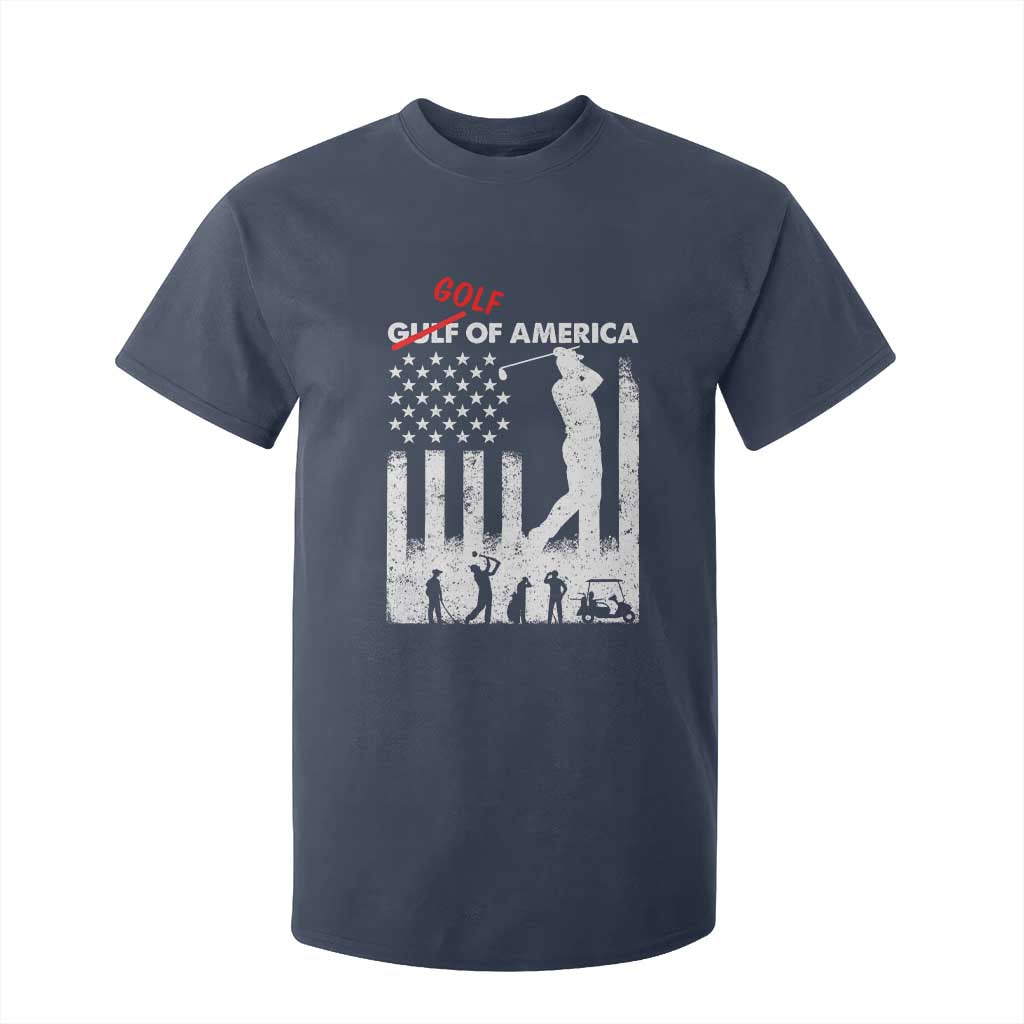 Golf Of America Patriotic USA Flag T Shirt For Kid Funny Golfing Pun American Sports Gift for Patriotic Golfers n Dads TS02 Navy Print Your Wear