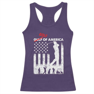 Golf Of America Patriotic USA Flag Racerback Tank Top Funny Golfing Pun American Sports Gift for Patriotic Golfers n Dads TS02 Purple Print Your Wear