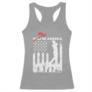 Golf Of America Patriotic USA Flag Racerback Tank Top Funny Golfing Pun American Sports Gift for Patriotic Golfers n Dads TS02 Sport Gray Print Your Wear