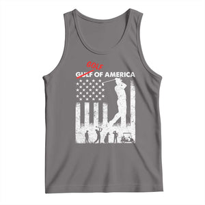 Golf Of America Patriotic USA Flag Tank Top Funny Golfing Pun American Sports Gift for Patriotic Golfers n Dads TS02 Deep Heather Print Your Wear
