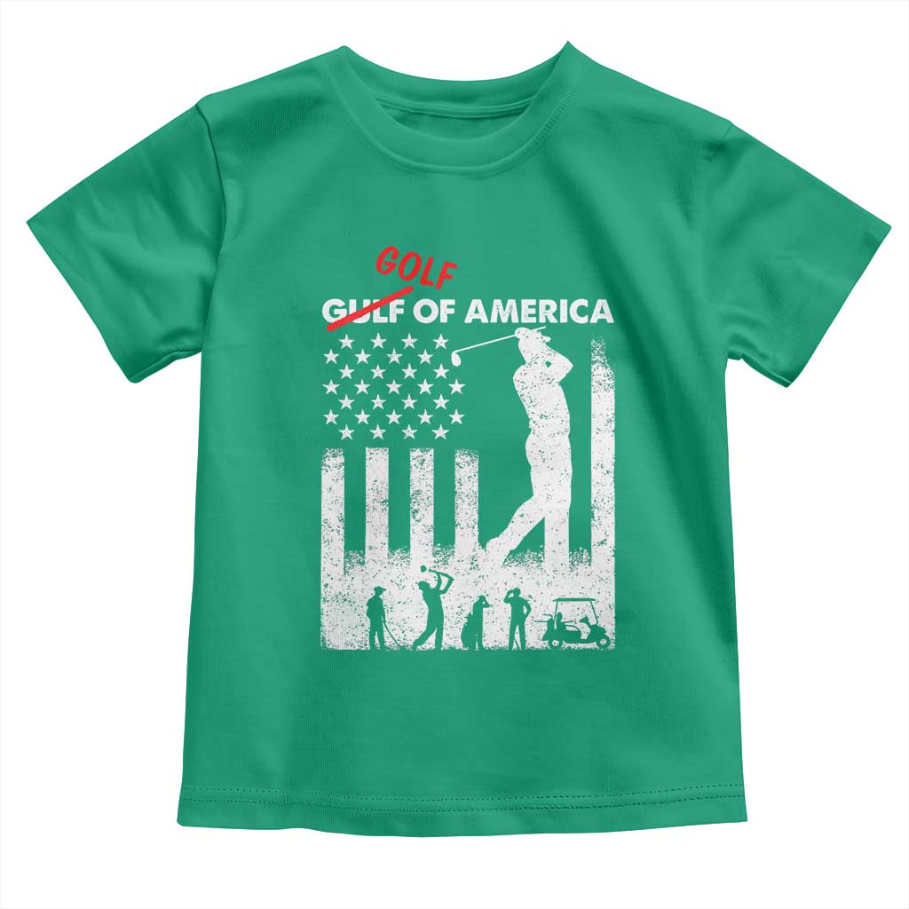 Golf Of America Patriotic USA Flag Toddler T Shirt Funny Golfing Pun American Sports Gift for Patriotic Golfers n Dads TS02 Irish Green Print Your Wear