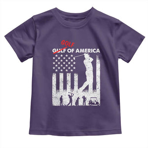 Golf Of America Patriotic USA Flag Toddler T Shirt Funny Golfing Pun American Sports Gift for Patriotic Golfers n Dads TS02 Purple Print Your Wear