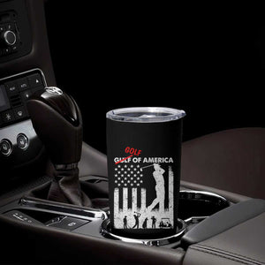Golf Of America Patriotic USA Flag Tumbler Cup Funny Golfing Pun American Sports Gift for Patriotic Golfers n Dads TS02 Print Your Wear