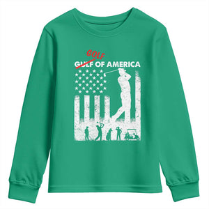 Golf Of America Patriotic USA Flag Youth Sweatshirt Funny Golfing Pun American Sports Gift for Patriotic Golfers n Dads TS02 Irish Green Print Your Wear