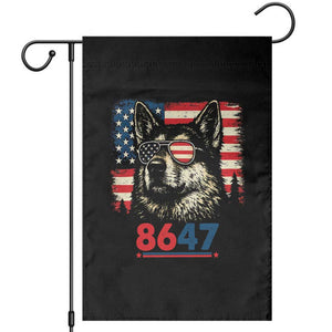 Vintage Patriotic German Shepherd 1776 Graphic Garden Flag American Flag Sunglasses Cool Dog 4th of July Distressed TS02 Black Print Your Wear